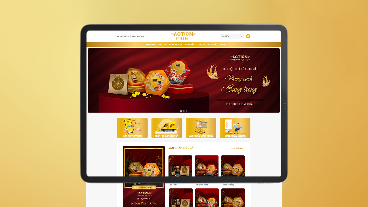 Thiết kế Website Brand